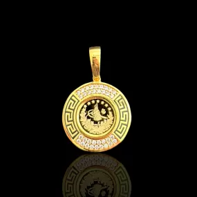 21K Solid Gold Ottoman Pendant