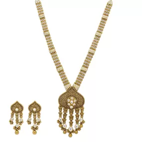 22K Gold Kundan Antique Jewelry Set