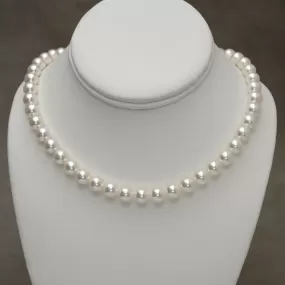 8.55-9.00 mm GIA Certified Hanadama Akoya Pearl Necklace