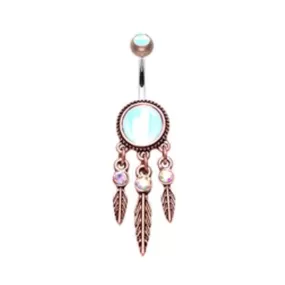 Belly Ring - Dreamcatcher Copper