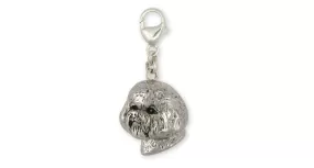 Bichon Frise Zipper Pull Jewelry Sterling Silver Handmade Dog Zipper Pull BF24-ZP