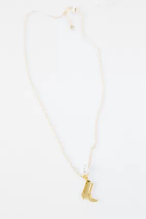 Boot N' Pearl Necklace | Sahira Jewelry