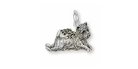 Cairn Terrier Angel Charm Jewelry Sterling Silver Handmade Dog Charm CNWT11-AC