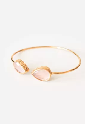 Debbie Katz - Nika 18k Gold Cat Eye Stone Blush