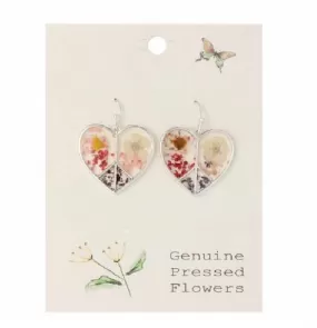 Earrings - Peace and Love Dried Flowers Earrings