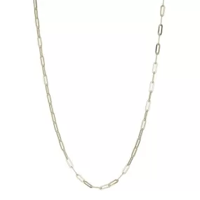 Elle Paperclip 24 Inch Necklace