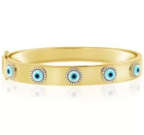 Evil Eye Station Bangle