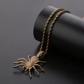 Iced Spider pendant