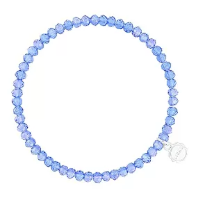 Lizas Knoxville 4mm Crystal Bracelet Violet