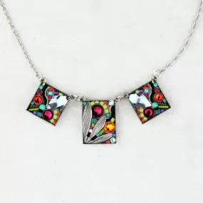 Luxe Leaf Trio Necklace