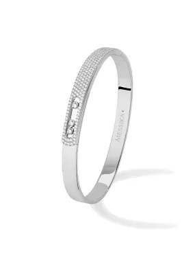 Messika Move Noa 18KG Pavé Diamond Bangle | Choose Gold