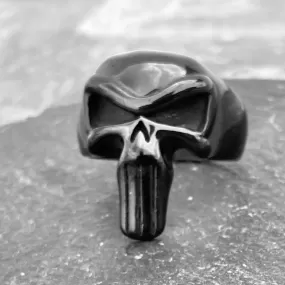 Skull Ring - Black - R155