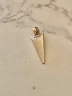 Solid Mini Arrow Charm - Gold