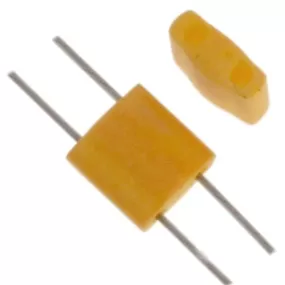 TILA 5x5mm 2Hole approx. 5.2g Mustard Opaque Matte