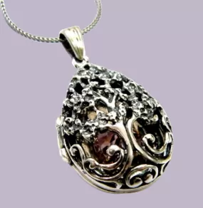 Tree of life in Judaism Locket Necklace for woman.